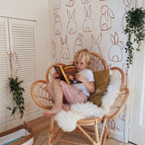 Galerie Day Dreamers Bunnies Beige Mural RB306