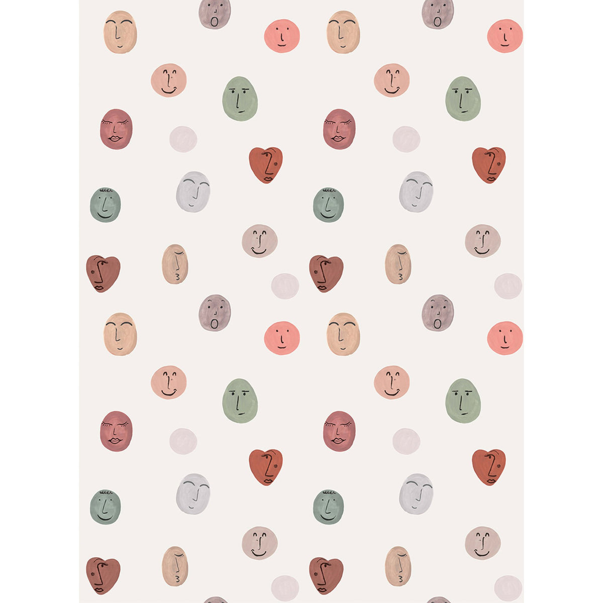 Galerie Day Dreamers Smileys Multi-colored Mural RB307