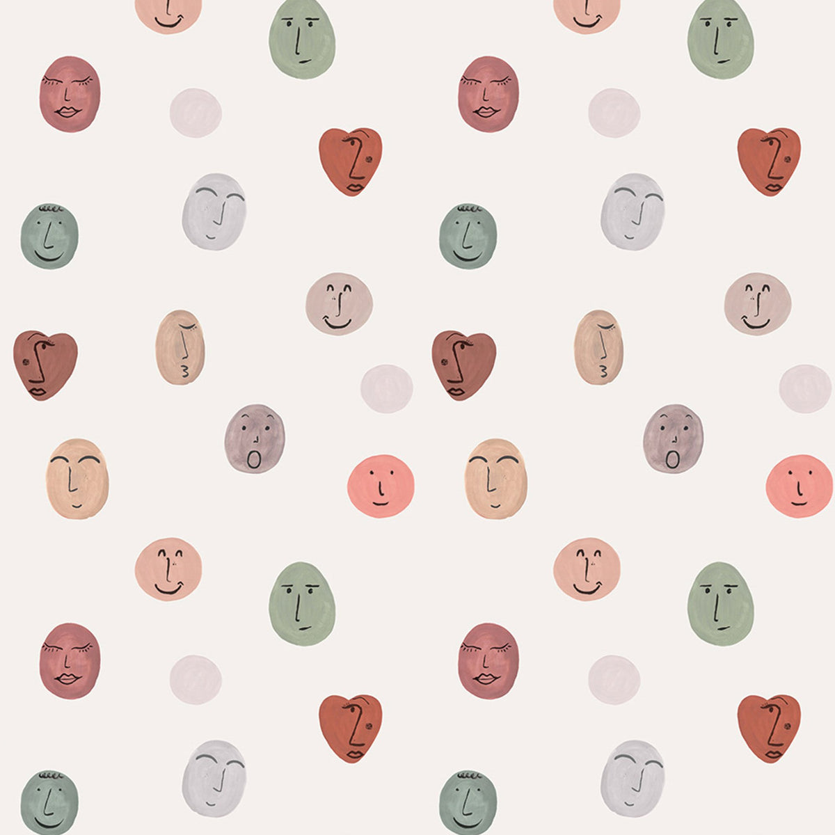 Galerie Day Dreamers Smileys Multi-colored Mural RB307