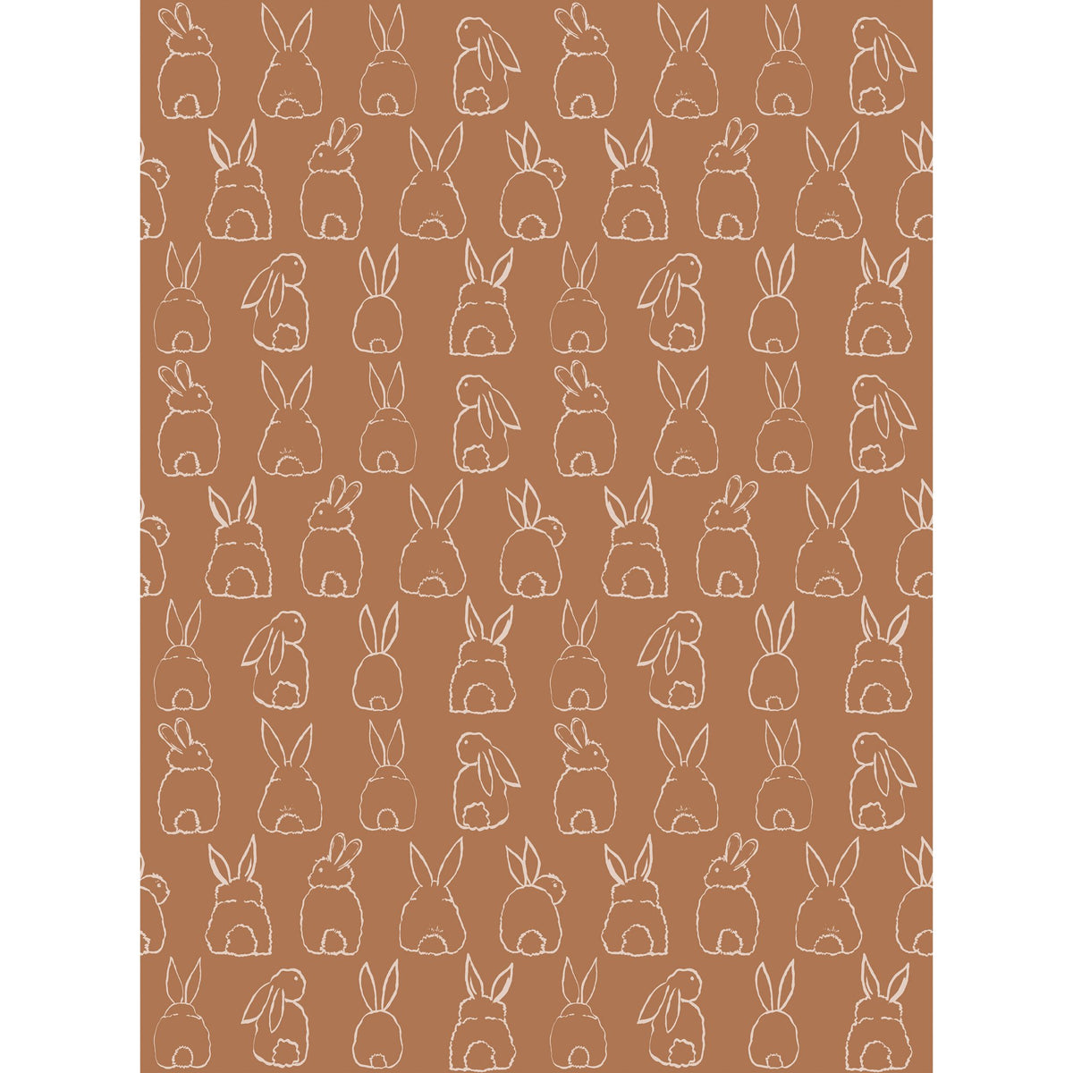Galerie Day Dreamers Bunnies Brown Mural RB312