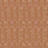 Galerie Day Dreamers Bunnies Brown Mural RB312