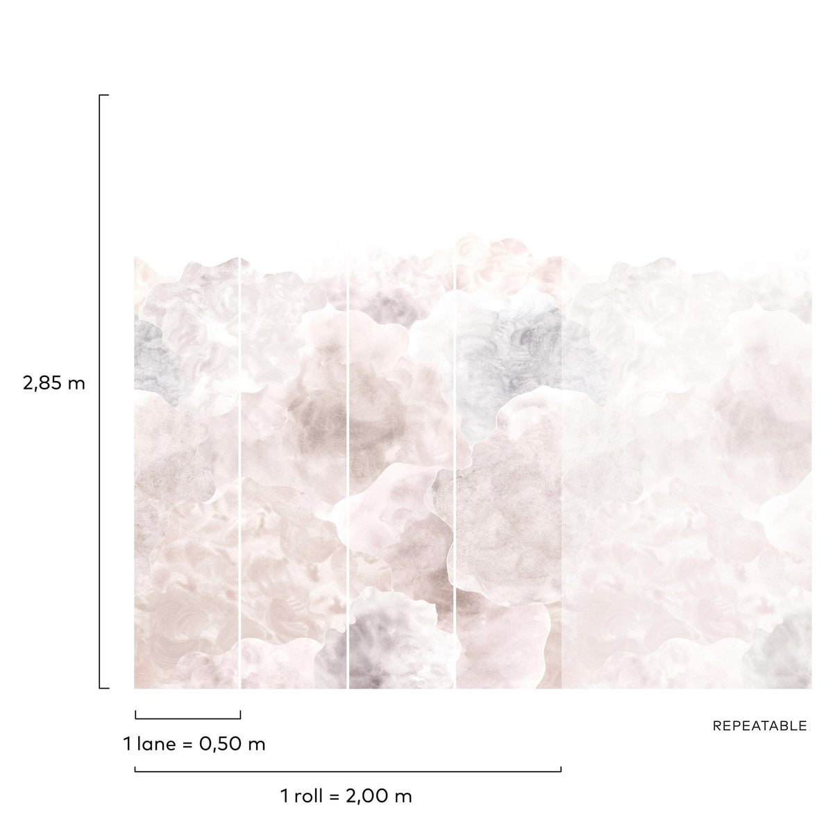 Galerie Day Dreamers Heaven Pink Mural RB315