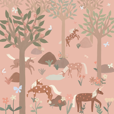 Galerie Day Dreamers Unicorn Pink Mural RB351