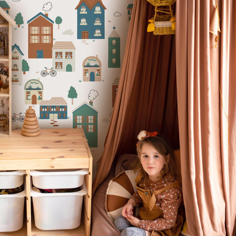 Galerie Day Dreamers Wood plain Multi-colored Mural RB393