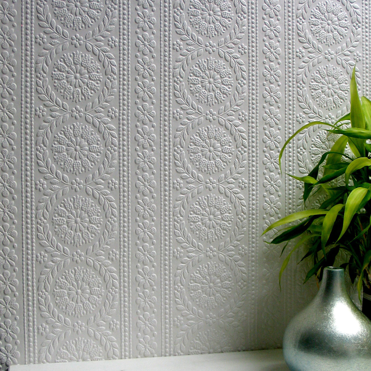 Brewster RD340 Townsend Paintable Anaglytpa Original Wallpaper