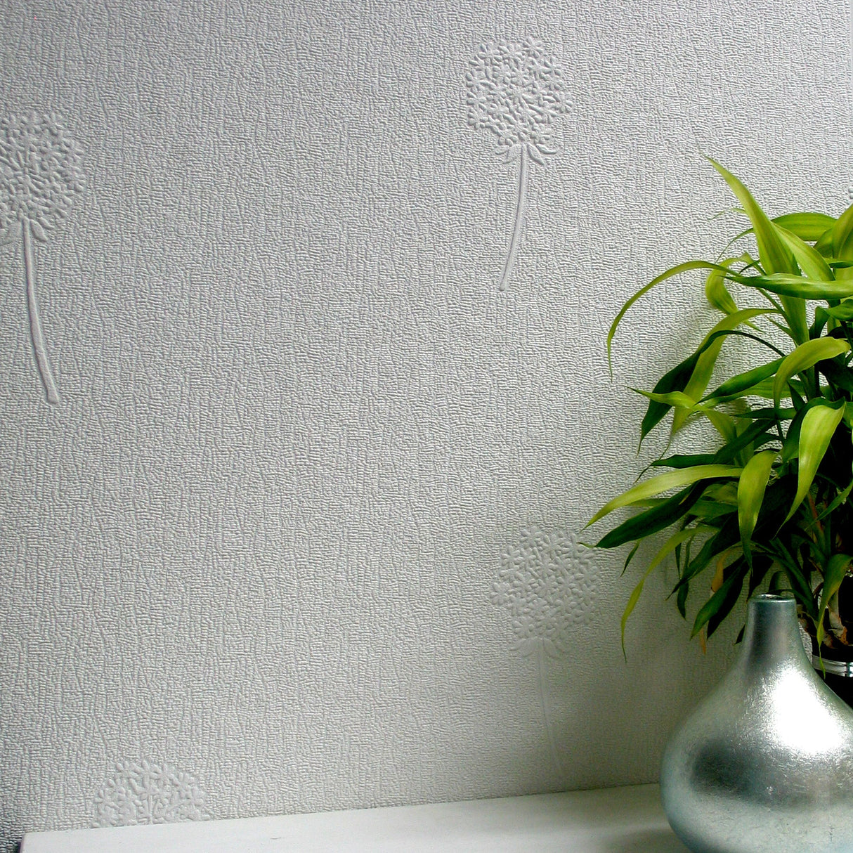Brewster RD80005 Dandelion Blush Paintable Textured Vinyl Wallpaper