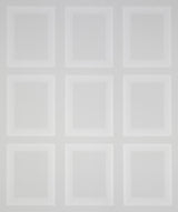 Brewster RD8245 Nathaniel White Edwardian Panel Wallpaper