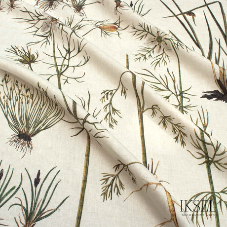 Schumacher RF417CS70 HERBIER in WHITE Fabric - IKSEL