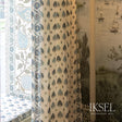 Schumacher RF503CR54 SUZANI SPADES in BLUES Fabric - IKSEL
