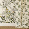 Schumacher RF608CR41 JAPANESE CHARIOTS in RICE-GREEN Fabric 