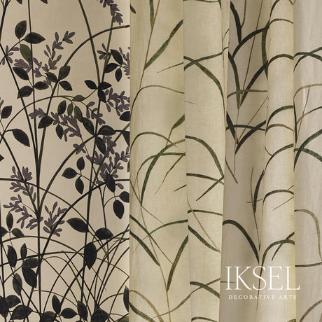 Schumacher RF611CS40 JAPANESE GRASS in RICE Fabric - IKSEL