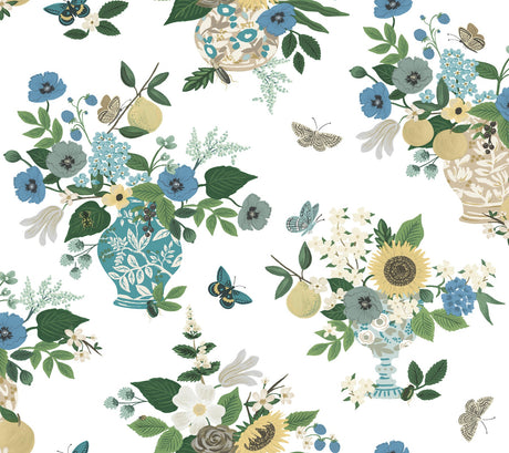 Rifle Paper Co. RF7401 Flower Studies Wallpaper - Eade's Wallpaper