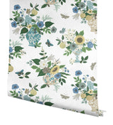 Rifle Paper Co. RF7401 Flower Studies Blue Wallpaper