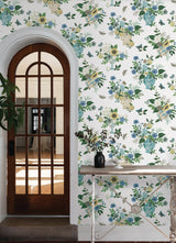 Rifle Paper Co. RF7401 Flower Studies Blue Wallpaper