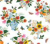 Rifle Paper Co. RF7402 Flower Studies Bright Wallpaper