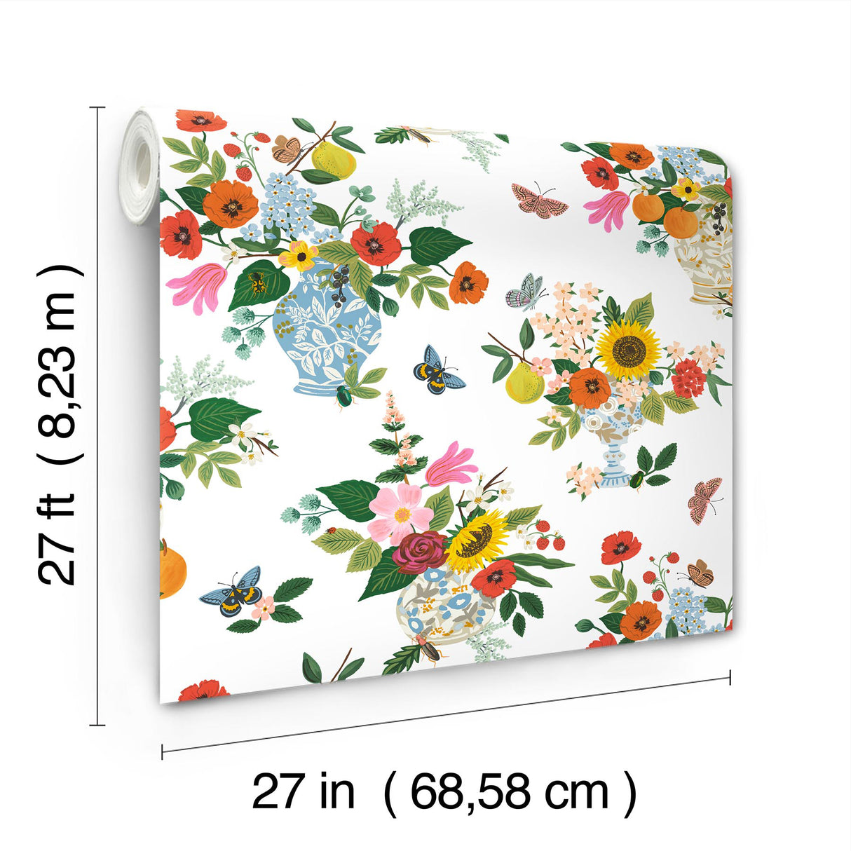 Rifle Paper Co. RF7402 Flower Studies Bright Wallpaper