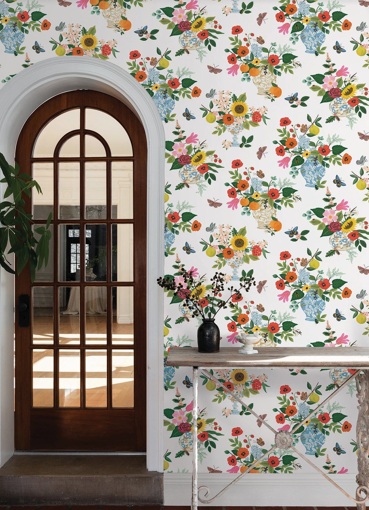 Rifle Paper Co. RF7402 Flower Studies Bright Wallpaper