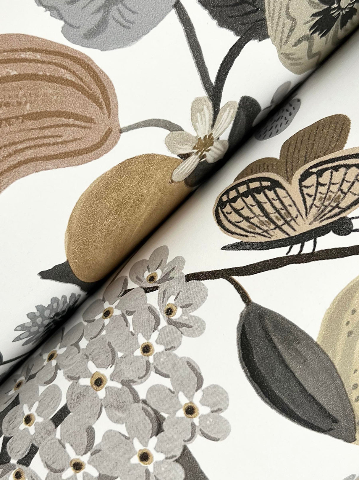 Rifle Paper Co. RF7403 Flower Studies Linen Wallpaper