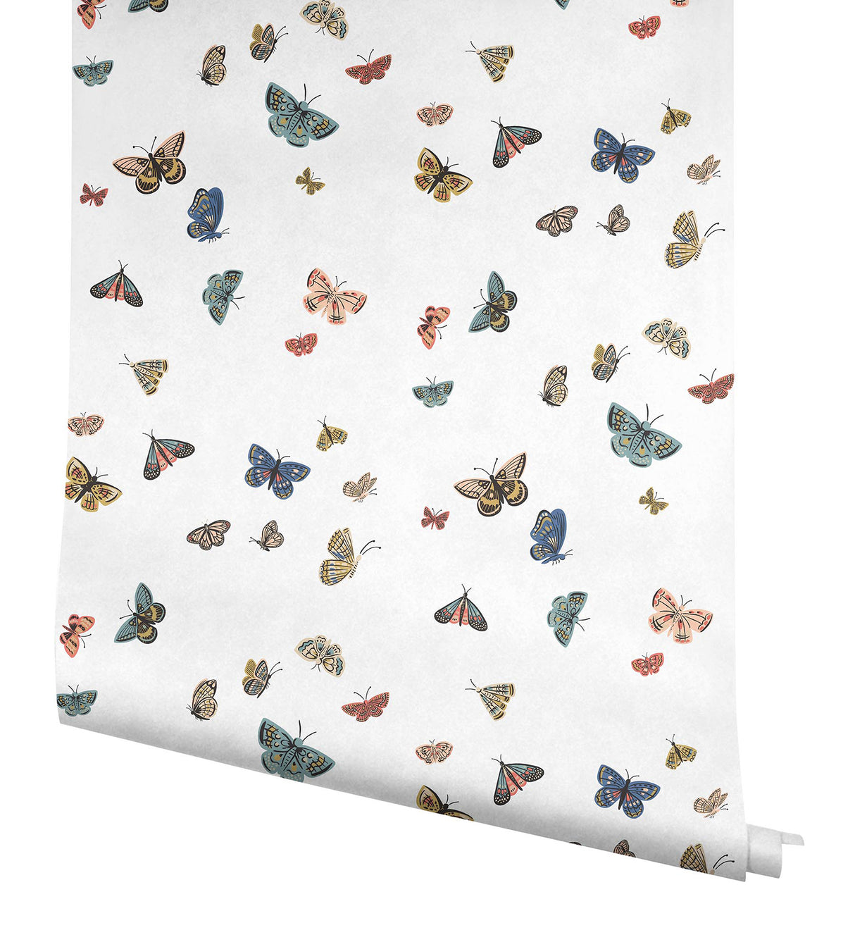 Rifle Paper Co. RF7411 Butterfly House White Wallpaper
