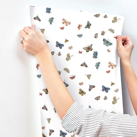 Rifle Paper Co. RF7414 Butterfly House Wallpaper - Eade's Wallpaper