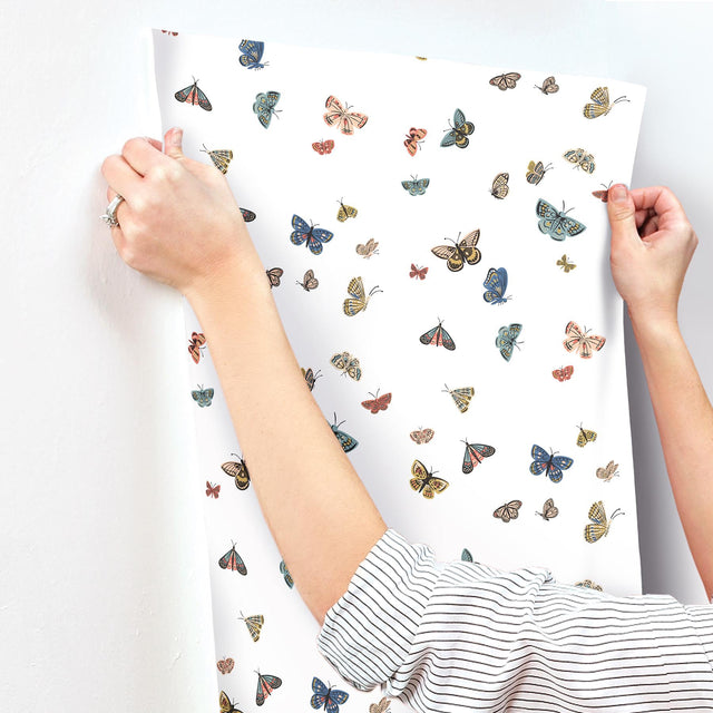Rifle Paper Co. RF7414 Butterfly House Wallpaper - Eade's Wallpaper