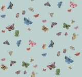 Rifle Paper Co. RF7414 Butterfly House Light Blue Wallpaper