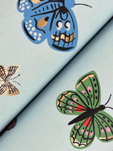 Rifle Paper Co. RF7414 Butterfly House Light Blue Wallpaper