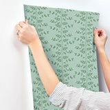 Rifle Paper Co. RF7421 Climbing Vine Soft Teal Wallpaper