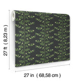 Rifle Paper Co. RF7422 Climbing Vine Black Wallpaper