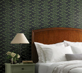 Rifle Paper Co. RF7422 Climbing Vine Black Wallpaper