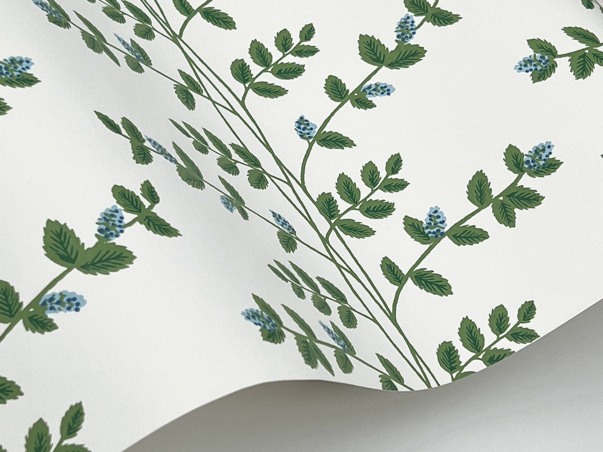 Rifle Paper Co. RF7425 Climbing Vine Blue Wallpaper