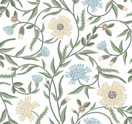 Rifle Paper Co. RF7431 Aster Wallpaper - Eade's Wallpaper