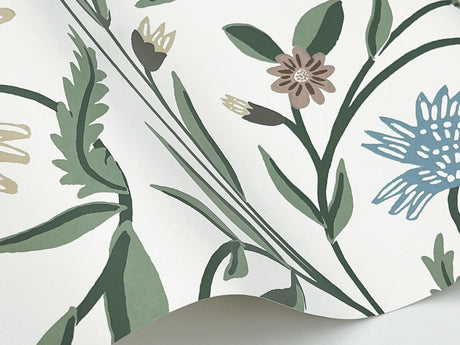 Rifle Paper Co. RF7433 Aster Wallpaper - Eade's Wallpaper