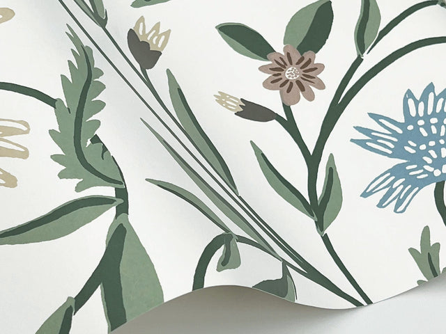 Rifle Paper Co. RF7433 Aster Wallpaper - Eade's Wallpaper