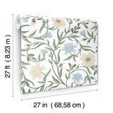 Rifle Paper Co. RF7431 Aster White Wallpaper