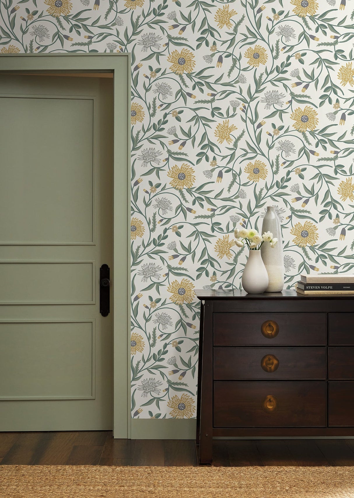 Rifle Paper Co. RF7435 Aster Wallpaper - Eade's Wallpaper