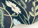 Rifle Paper Co. RF7435 Aster Navy Wallpaper