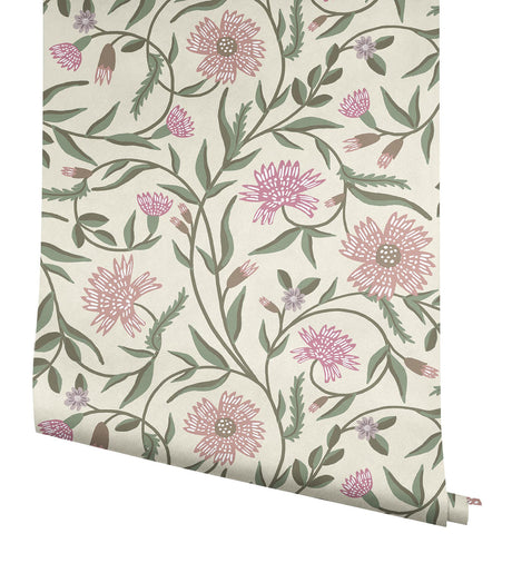 Rifle Paper Co. RF7436 Aster Rose Wallpaper