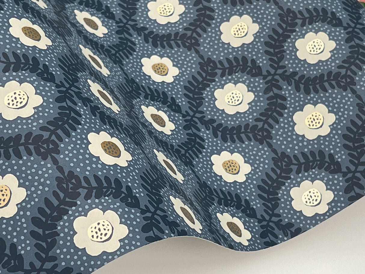 Rifle Paper Co. RF7441 Emma Navy Wallpaper