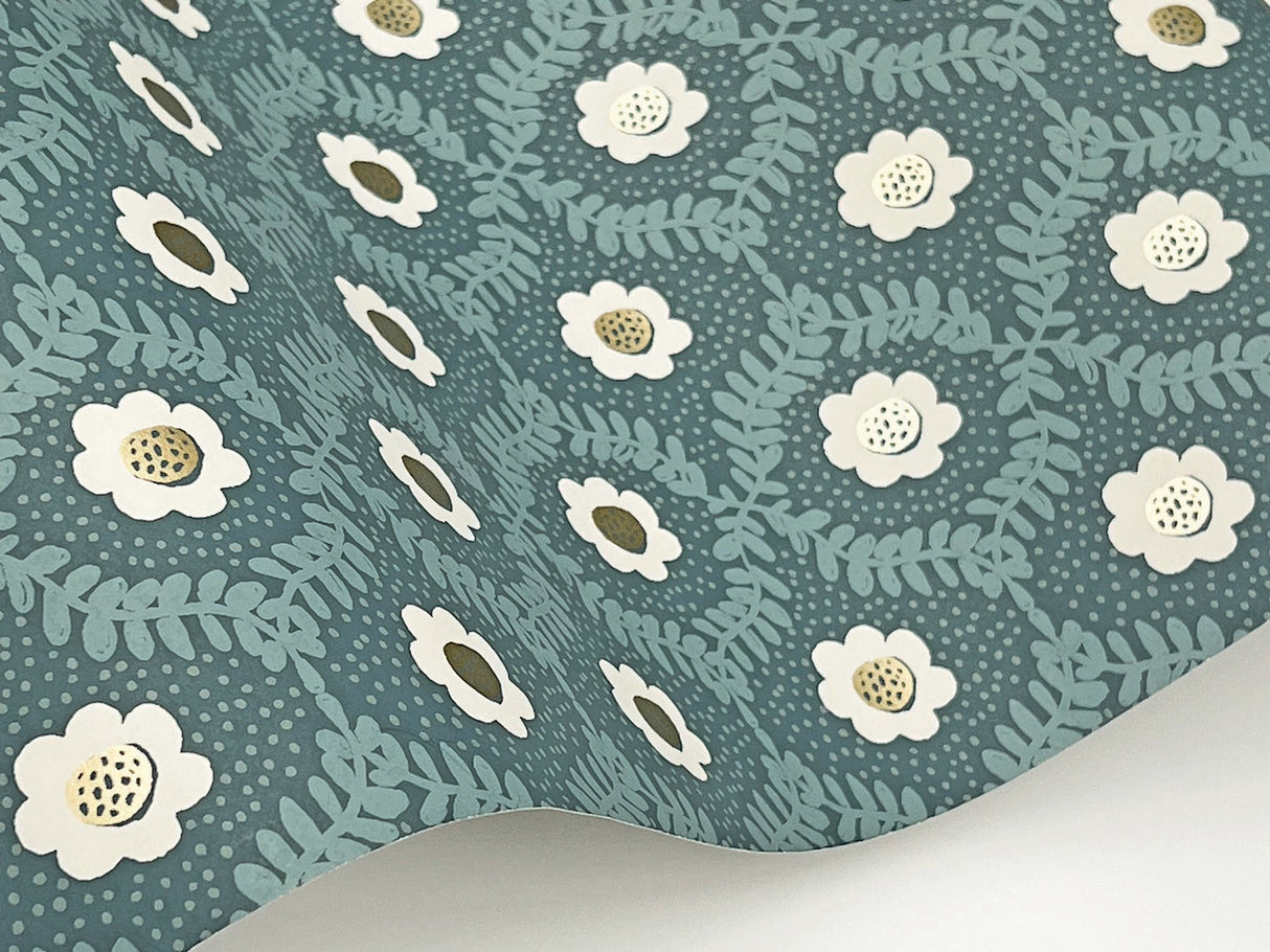Rifle Paper Co. RF7445 Emma Slate Wallpaper