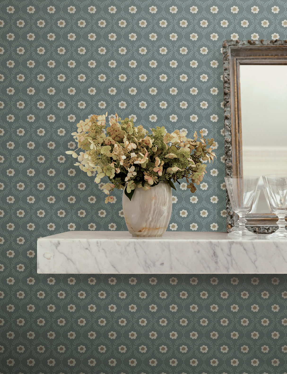 Rifle Paper Co. RF7445 Emma Slate Wallpaper