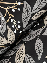 Rifle Paper Co. RF7462 Willowberry Black Wallpaper