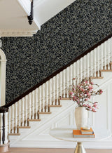 Rifle Paper Co. RF7462 Willowberry Black Wallpaper
