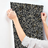 Rifle Paper Co. RF7462 Willowberry Black Wallpaper