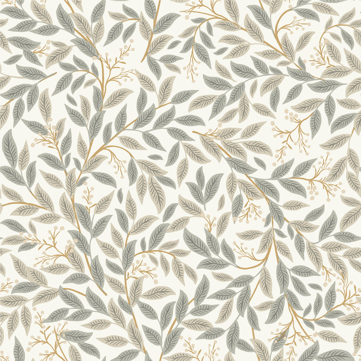 Rifle Paper Co. RF7463 Willowberry Linen Wallpaper