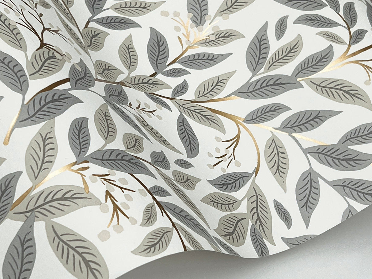 Rifle Paper Co. RF7463 Willowberry Linen Wallpaper