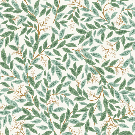 Rifle Paper Co. RF7464 Willowberry Emerald Wallpaper
