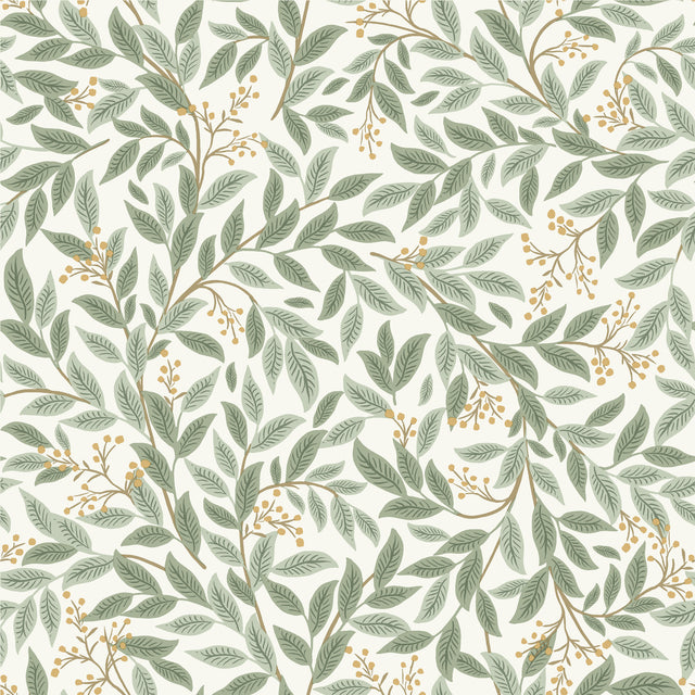 Rifle Paper Co. RF7465 Willowberry Sage Wallpaper