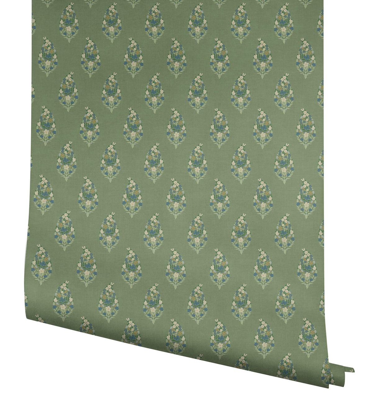 Rifle Paper Co. RF7471 Paisley Green Wallpaper