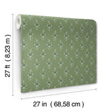 Rifle Paper Co. RF7471 Paisley Green Wallpaper